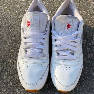 White Reebok classics